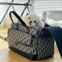 Dior ディオールブランドかごバッグ 小型ペット適応耐久性 ペットのキャリーバッグ 可愛いブランドパロディ小型ペット用キャリーバッグハイブランド犬用キャリーバッグ