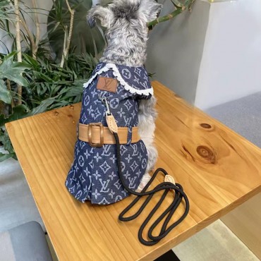 Lv ルイヴィトンハイブランドペット服ド...