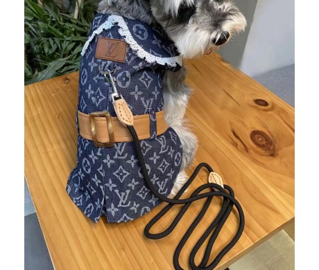 ブランド ルイヴィトンペット服 高品質 プラダ犬用牽引ロープセット 激安