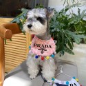 Prada プラダブランド ペットバンダナハイブランド猫のよだれかけ激安犬用よだれかけスカーフ春夏Ｍブランド犬の 唾液タオル  パロディ