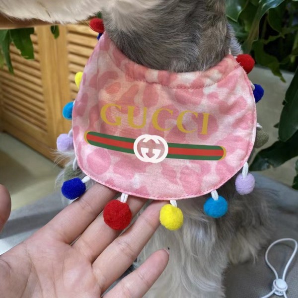 GG ハイブランド ペット用品 犬用バンダナ 犬 猫 涎掛けパロディ ハイブランド 猫のよだれかけ 激安 犬用よだれかけ スカーフ 春夏 カラフル かわいい