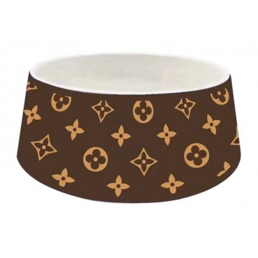 Lv ルイヴィトンブランド 犬猫フードボ...