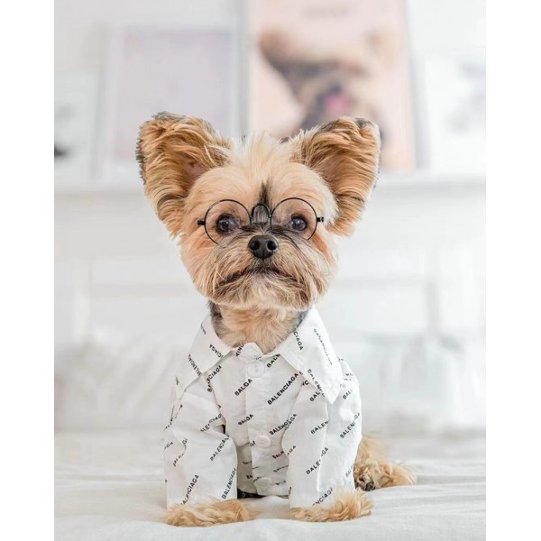 Balenciaga ペット用Ｔシャツ バレンシアガ 犬服 ブランド 犬用洋服 パロディ ブランド 犬用tシャツ 通気性 ペット服 春夏 涼しい かっこいい 快適 ブランド 猫服 ペット服 トイプードル チワワ ダックス