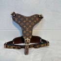 Chanel シャネル Lv ルイヴィトン Supreme シュプリーム Gucci グッチ ブランド犬用首輪ハーネスペット用品首輪 ハーネスバンダナハイブランド犬の首輪 革製高品質犬グッズパロディ