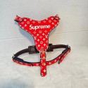 Chanel シャネル Lv ルイヴィトン Supreme シュプリーム Gucci グッチ ブランド犬用首輪ハーネスペット用品首輪 ハーネスバンダナハイブランド犬の首輪 革製高品質犬グッズパロディ