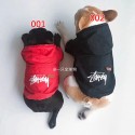 Stussy ステューシーペット洋服パロディブランドペット用服激安ペット服秋冬暖かいブランド猫服ペット用