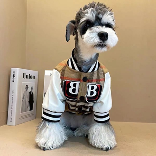 Burberry バーバリーブランド犬服ペットウェアブランド犬服春夏ペット服秋冬暖かいハイブランド犬の服かわいい