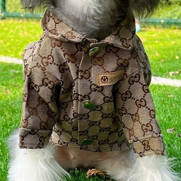 GGドッグ猫パーカーペット洋服パロディブ...