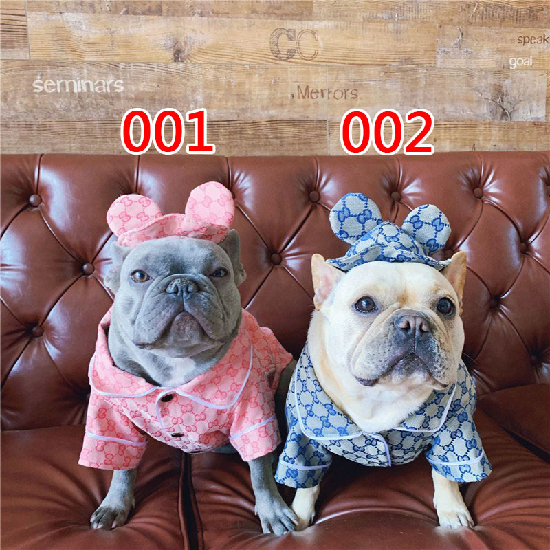GG 犬用　ブルドッグ　犬　洋服　ブランド偽物　韓国 犬服 パロディスーパーコピー ペット用品