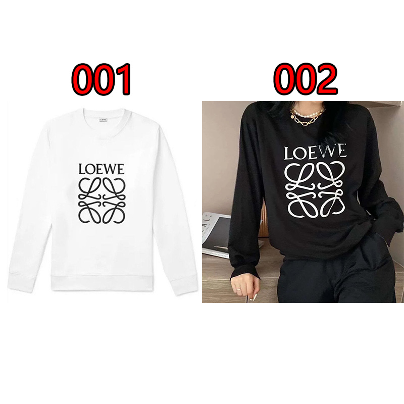 Loewe ブランド 大人服 男女 Tシャツ ゆとり 優質 コットン素材 着心