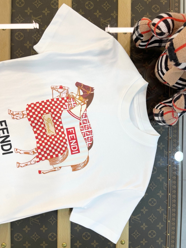 ブランドFendiペアルック半袖tシャツ