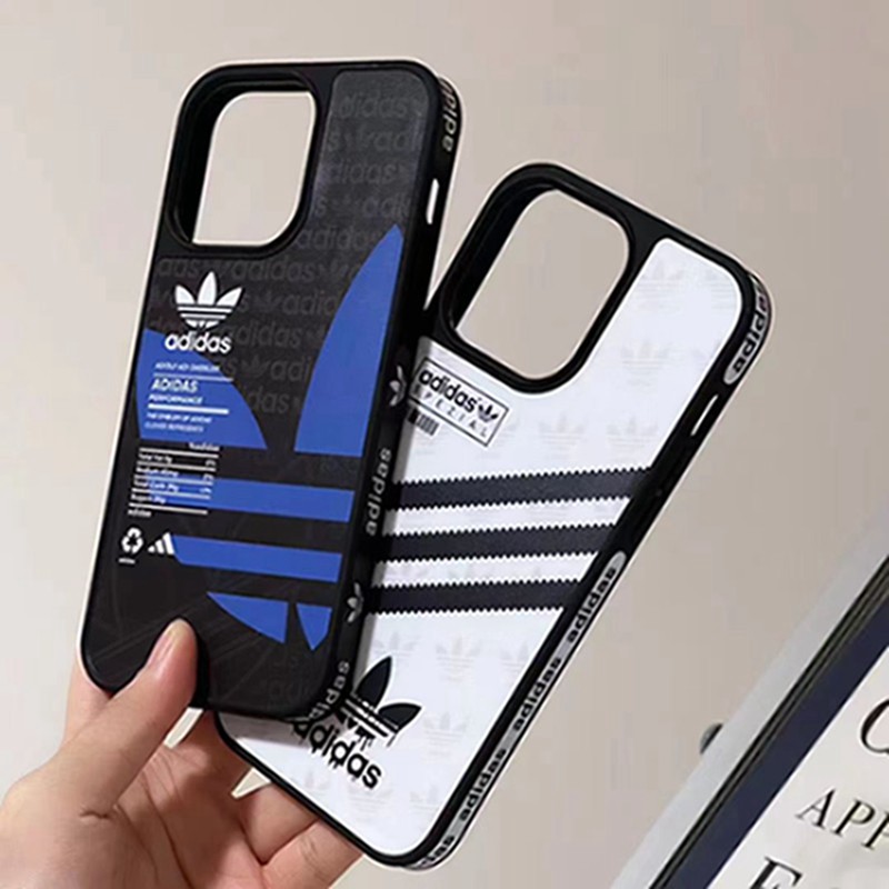 Adidas アディダスブランドiphone 14 plus 15 pro maxケースハイブランド