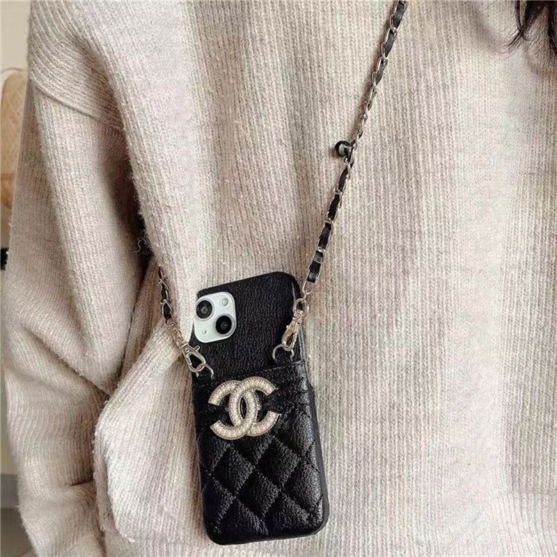 Chanel シャネルiphone15 pro max plusケース バッグ革ストランプ カード人気ブランド アイフォン15カバー格安メンズ