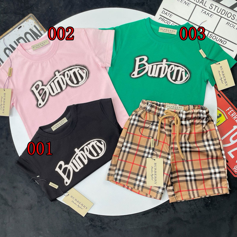 Burberry子供上質Tシャツ