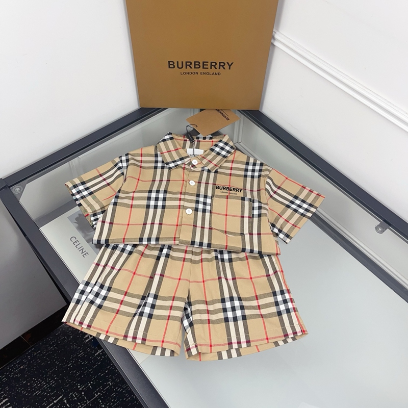 バーバリーベビー服ショートパンツ