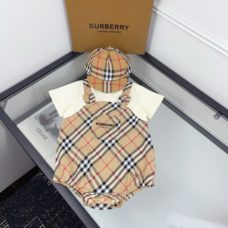 ブランド バーバリーベビー服カバーオール