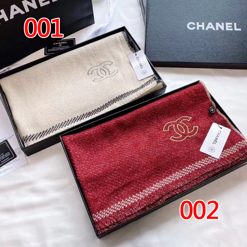 シャネル CHANEL ショール ストール マフラー ココマーク ロゴマークヨコ60cm