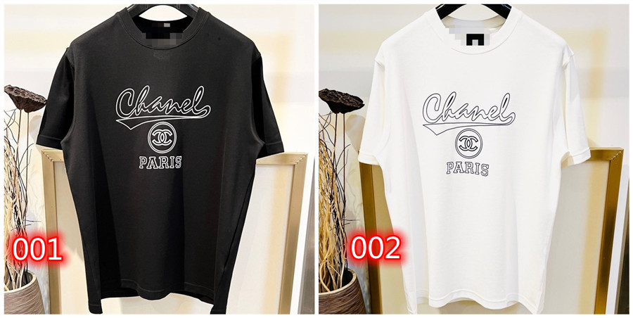 Chanel 黒白tシャツ カジュアル