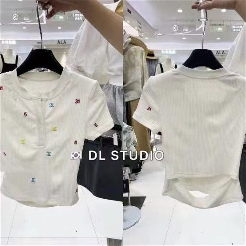 シャネルtシャツブランド夏オーバーサイズ半袖レディース