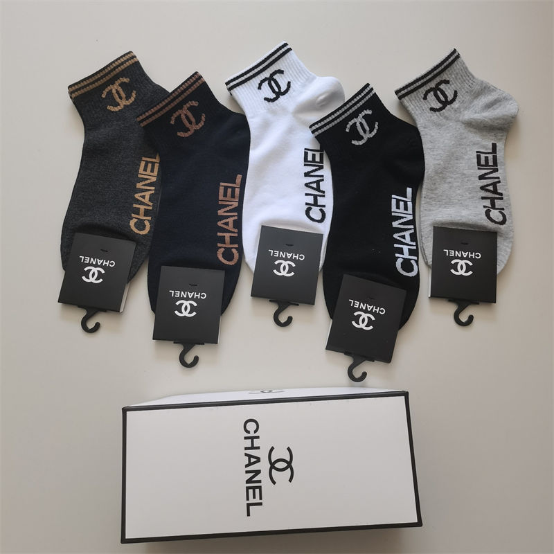 Chanel 浅口ソックス 女の子好き