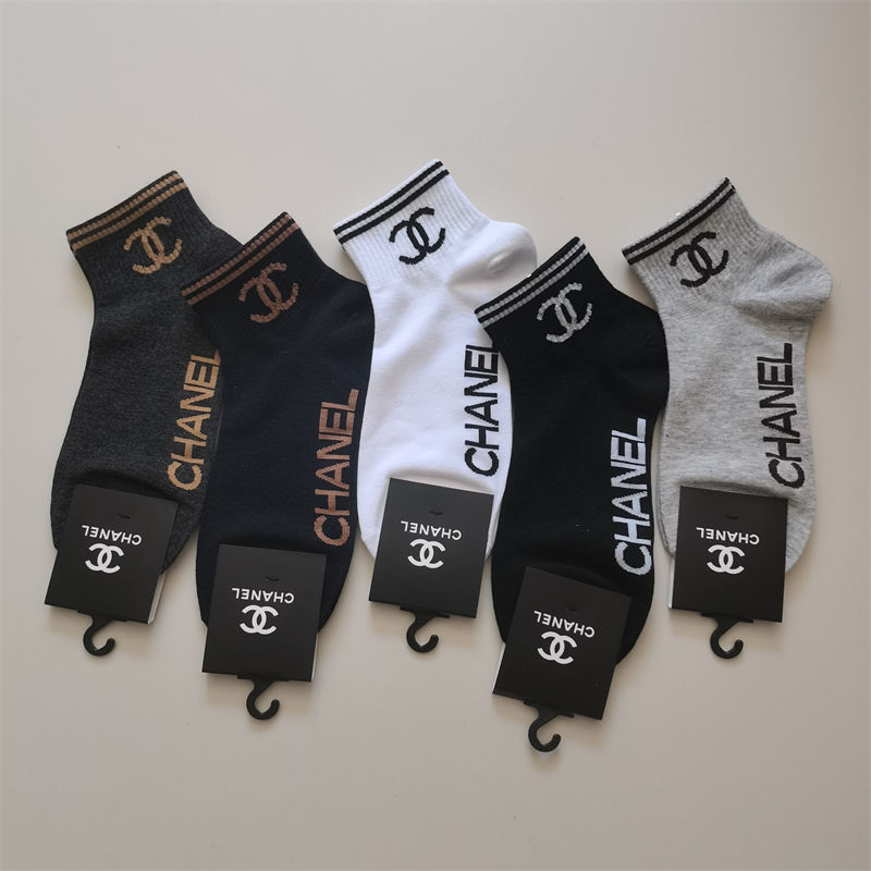 Chanel コットン ソックス 