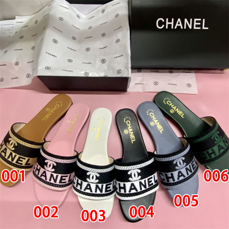 Chanel 可愛いペタンコサンダル