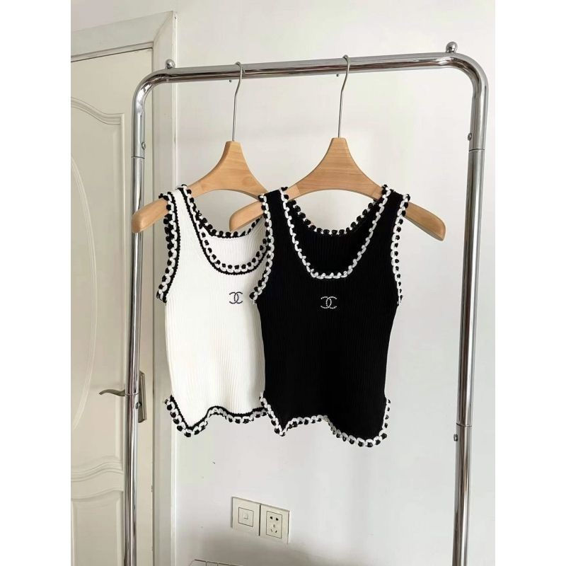Chanel ニットノースリーブ