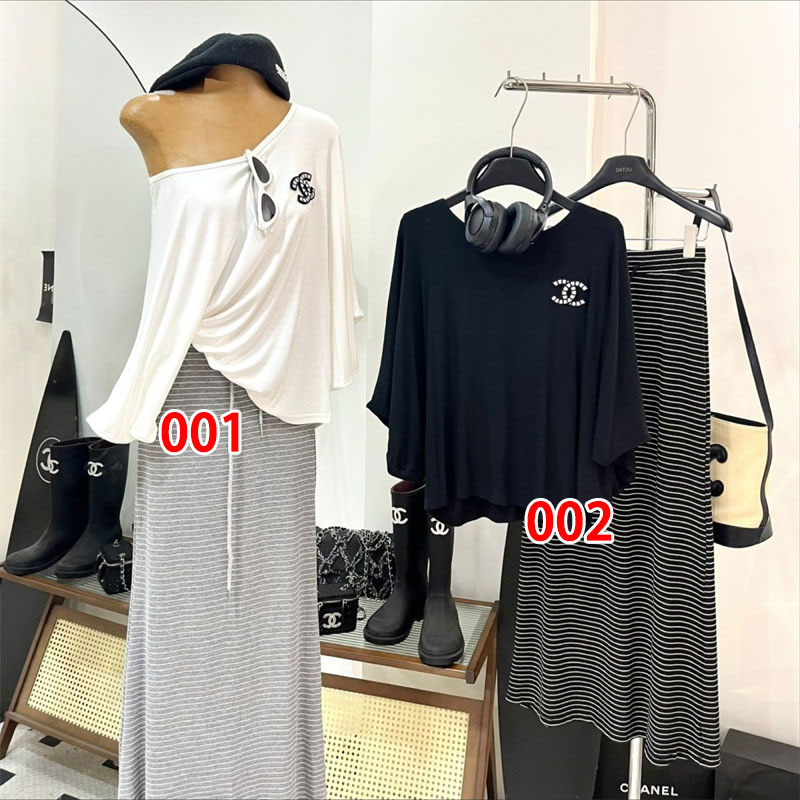 シャネルハイブランド秋セットアップ