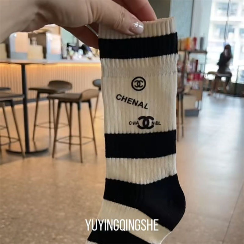 ブランドChanel ハイソックス 男女兼用