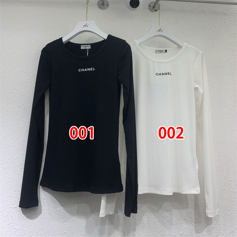 シャネル長袖tシャツ