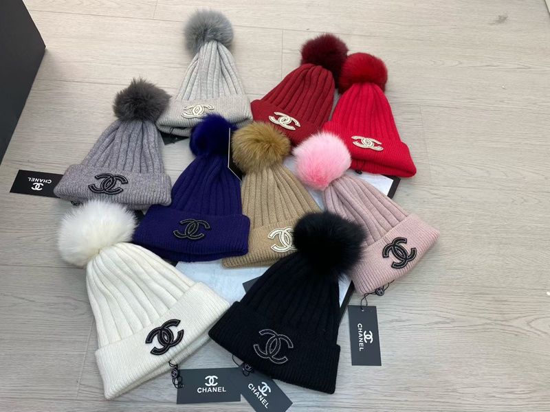 シャネルニットキャップ