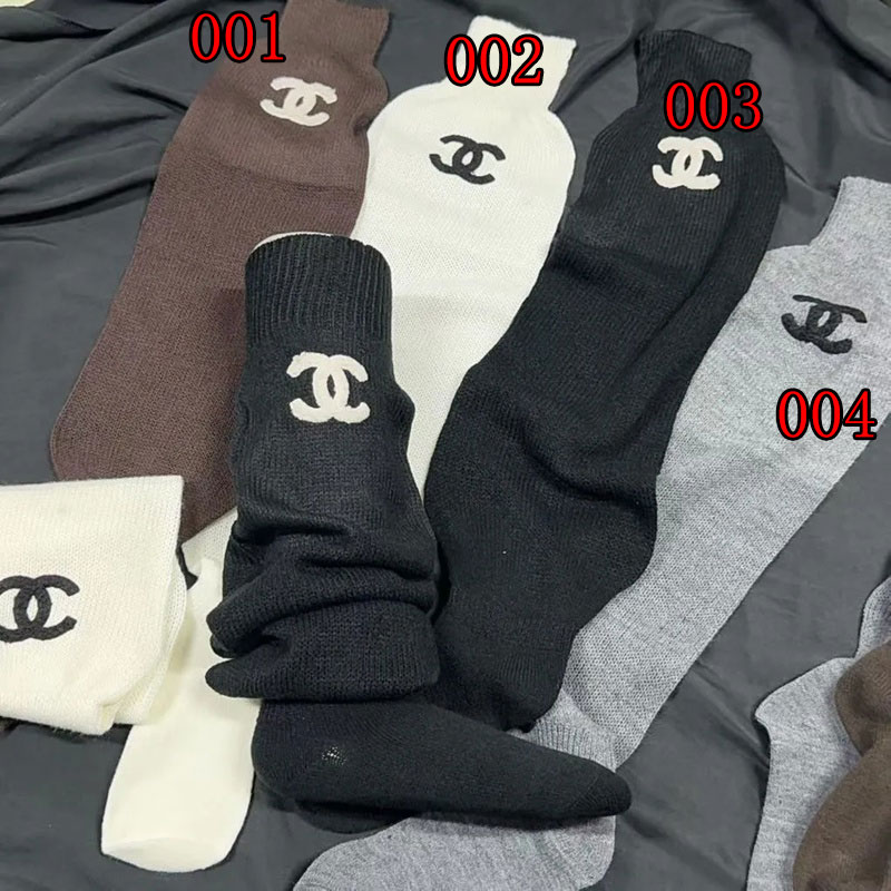 上質な Chanelコットン ソックス