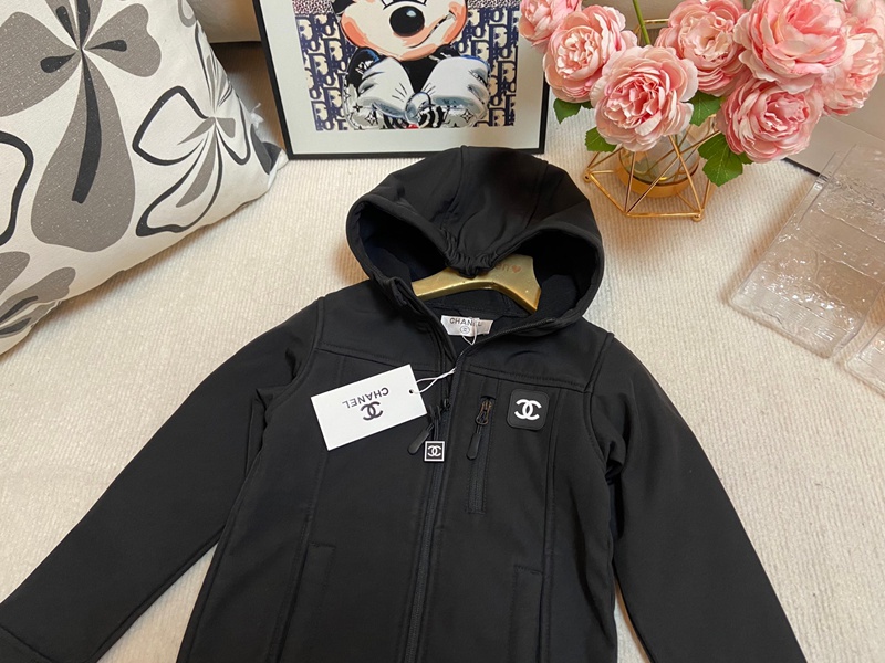 シャネル子供防風ジャケット