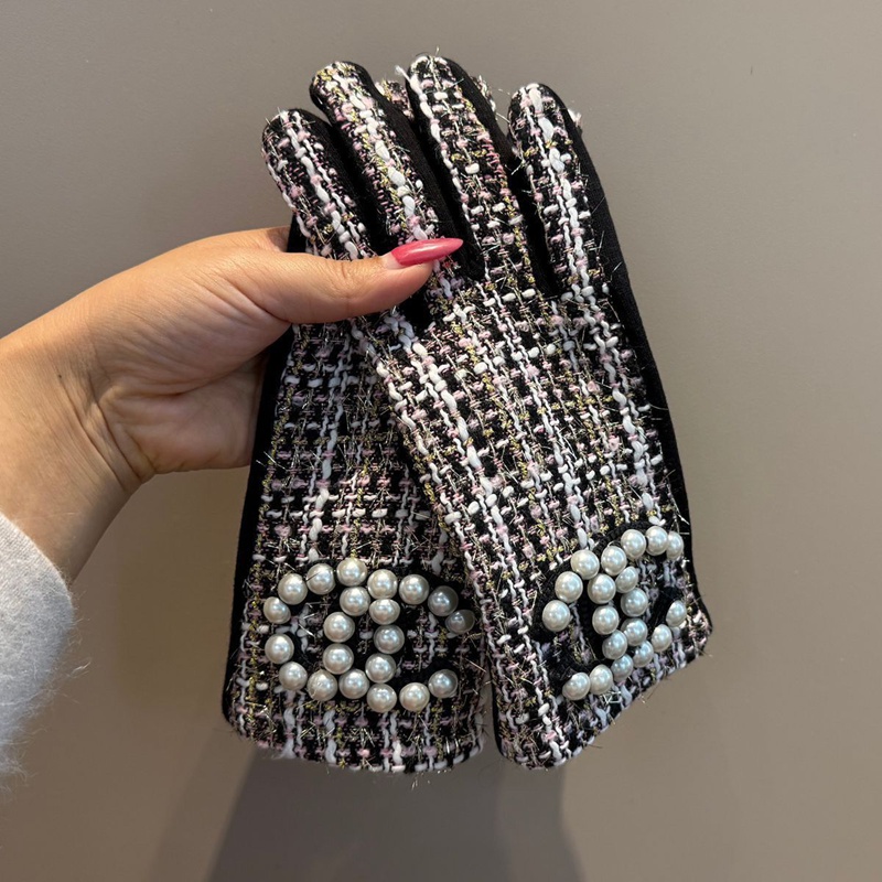 ブランドシャネルツイードグローブ