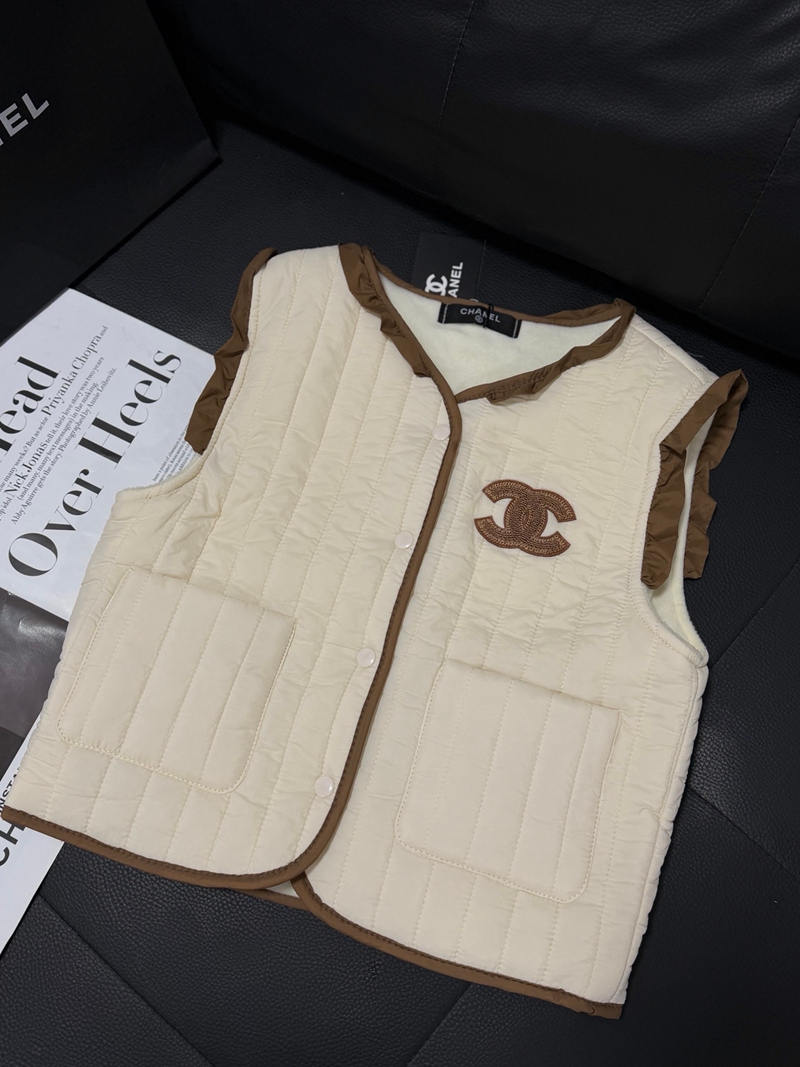 ハイブランド子供ダウンベスト