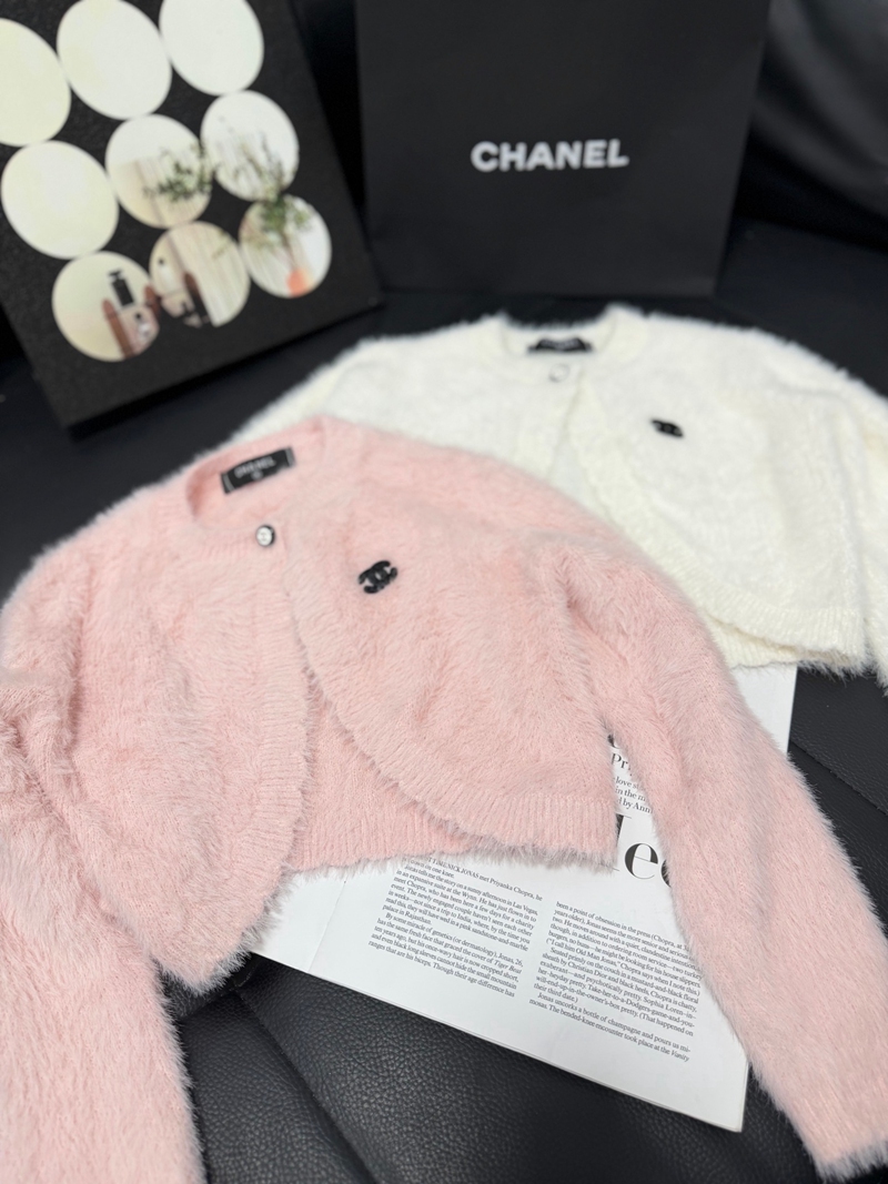 ハイブランドChanelガールズニットコート