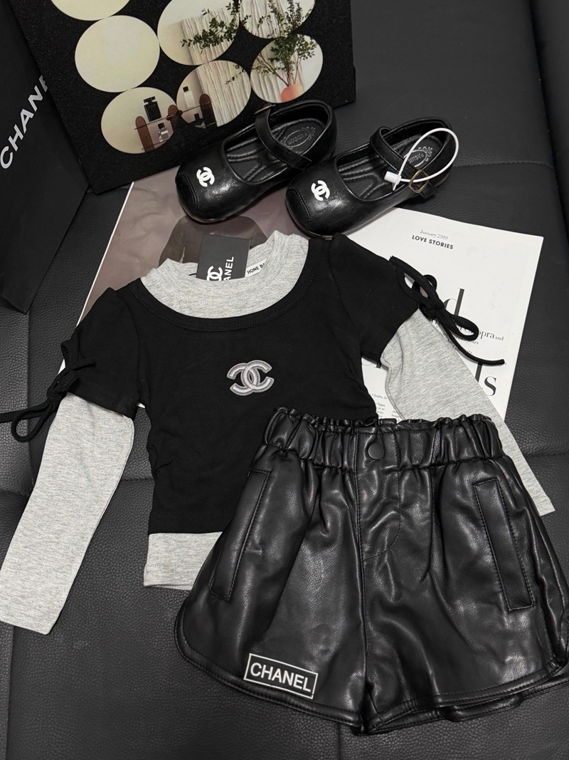 シャネル女の子セットアップ