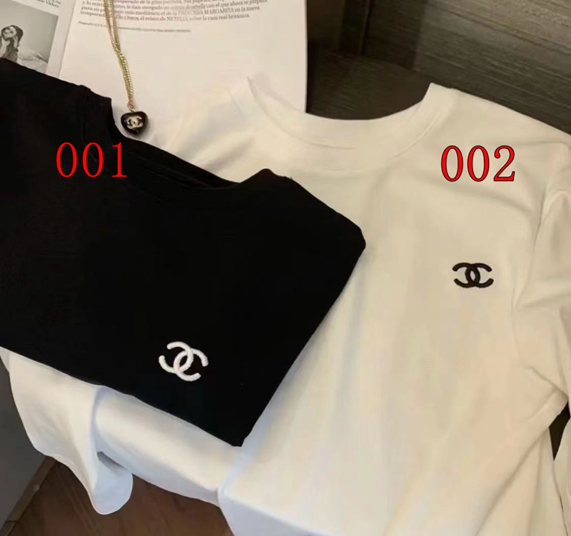ブランドシャネル半袖tシャツオーバーサイズ