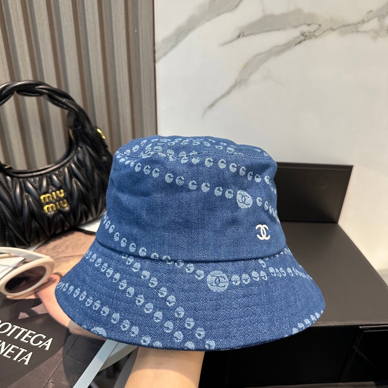 Chanelデニムハットレディース