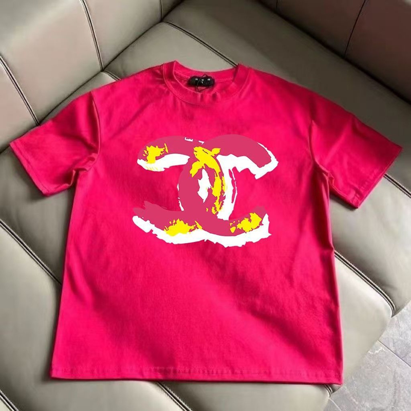 Chanel ストリート感プリントTシャツ