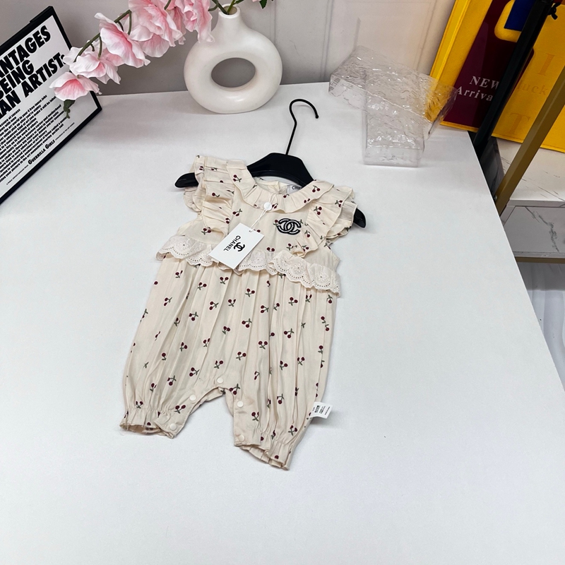 シャネルベビー服 半袖 ロンパース