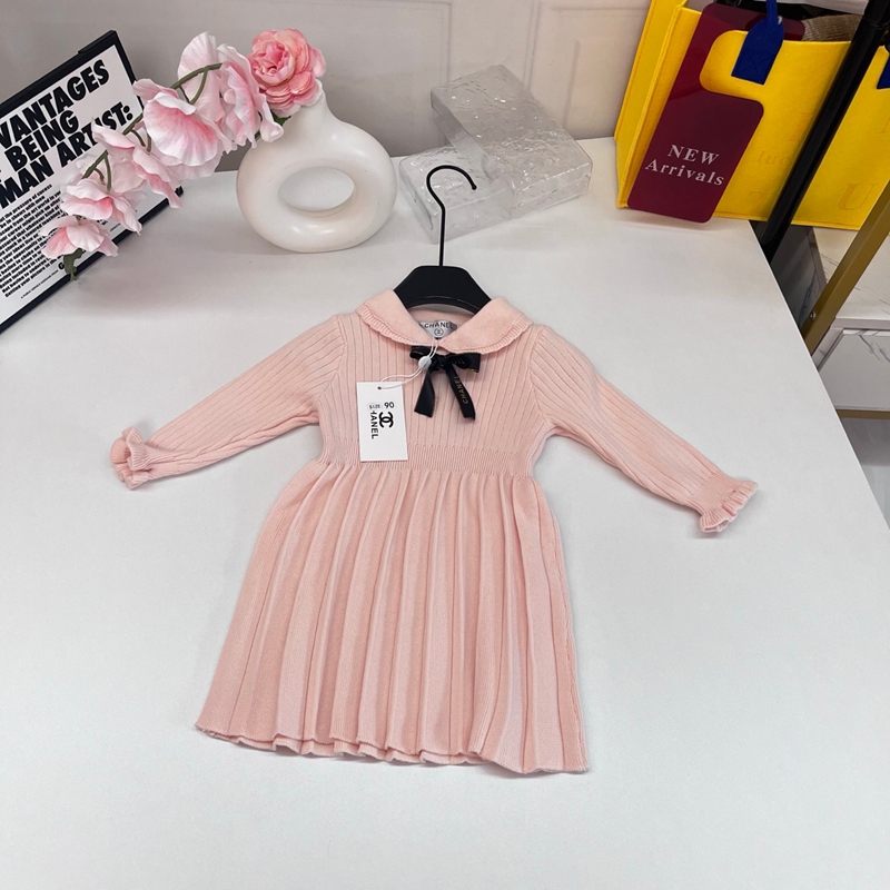 Chanel キッズ服 ニットドレス