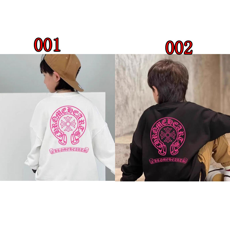 Chrome Heartsハイブランドキッズ長袖トレーナー