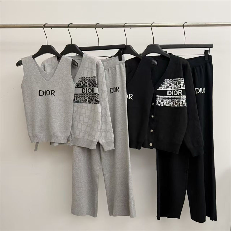 Dior カーディガン ニットパンツ