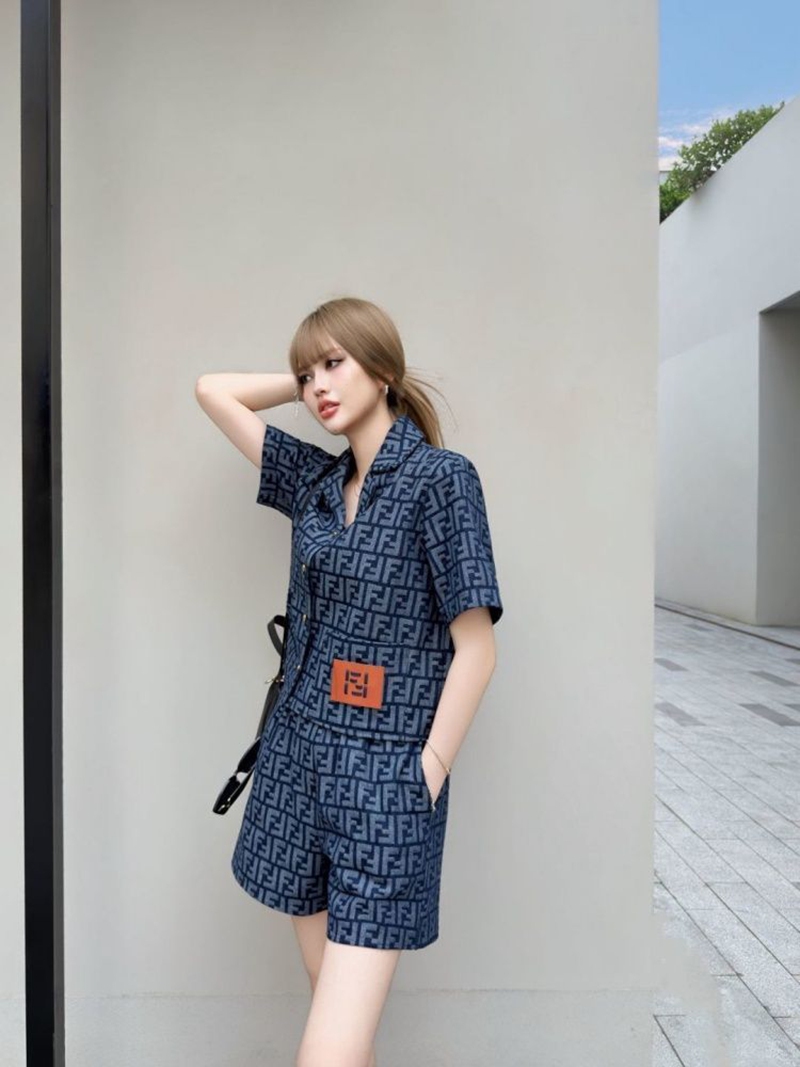 フェンディブランドデニム夏服
