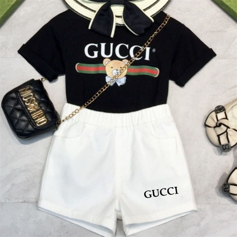 ブランドGG子供服ｔシャツショートパンツ