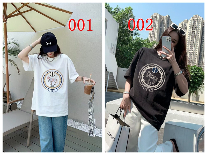 GG ブランドストリート感プリントTシャツ