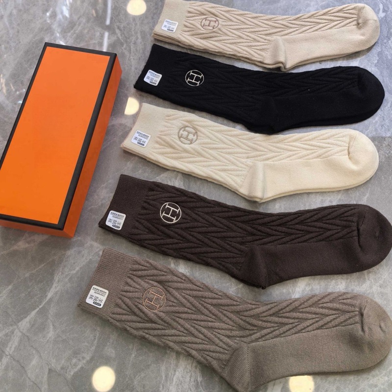 ブランドHermes ソックス 男女兼用