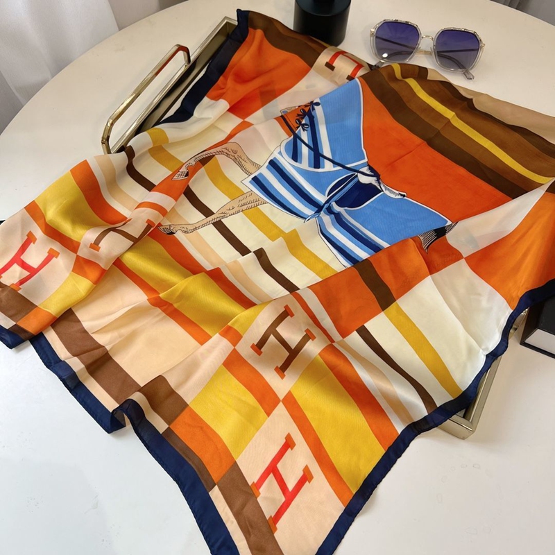 エルメスブランドパロディスカーフ レディース