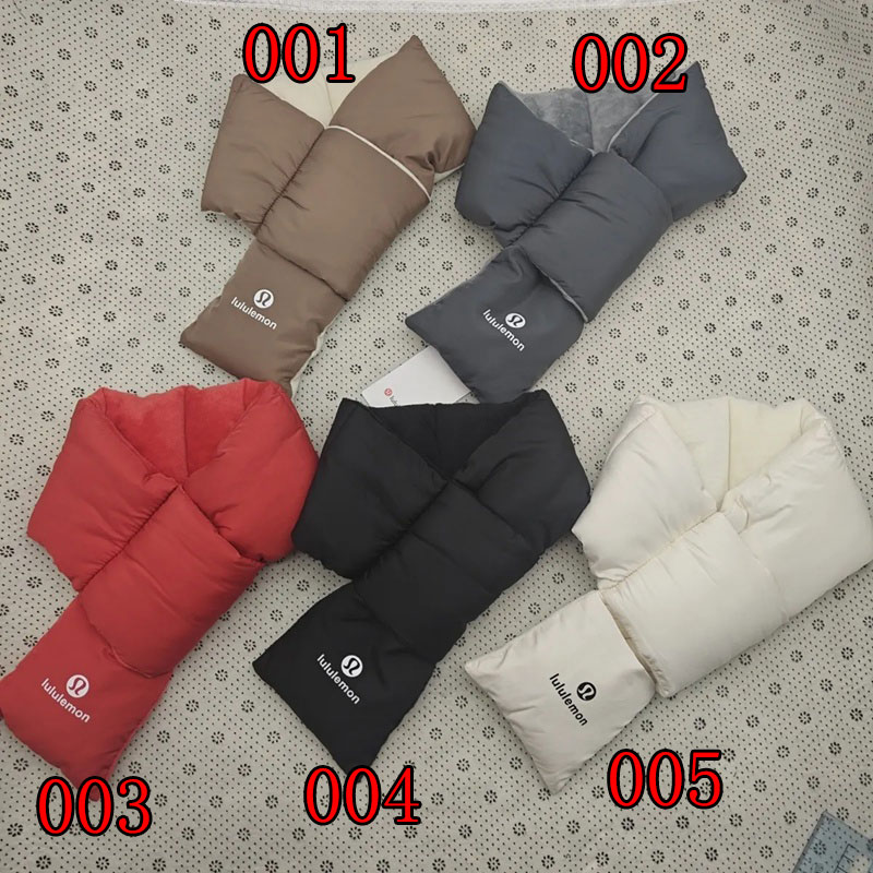 ルルレモンダウンマフラー